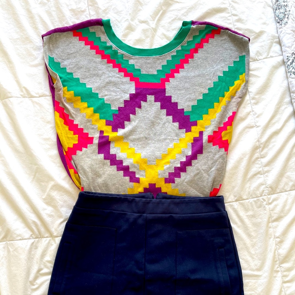 Benetton Colorful Top